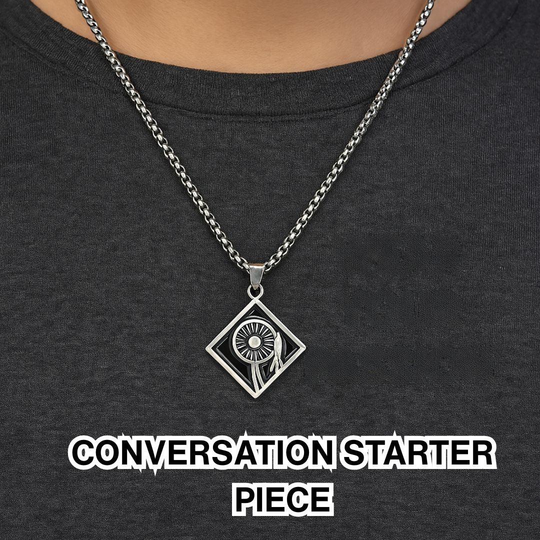 Elon Musk Necklace Pendant With Chain