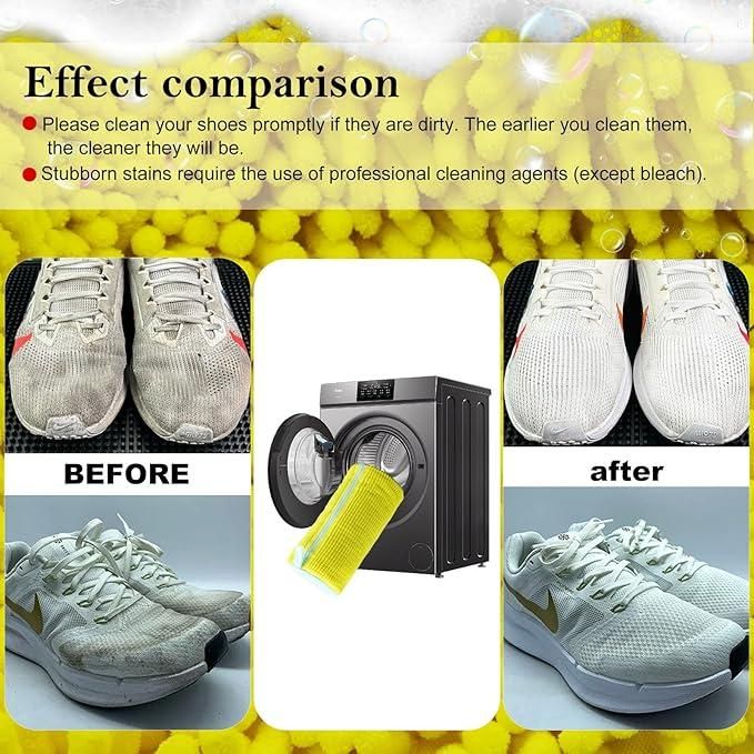 CleanKicks™ Shoe Cleaning Laundry Pouch | Microfiber Cleans All Shoes
