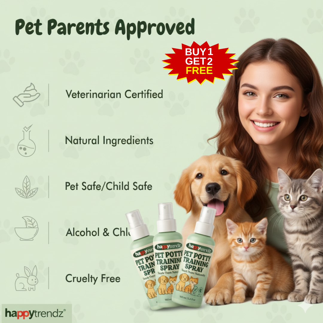 Pet Potty Training Spray | Teach Them Naturally | BUY 1 GET 2 FREE