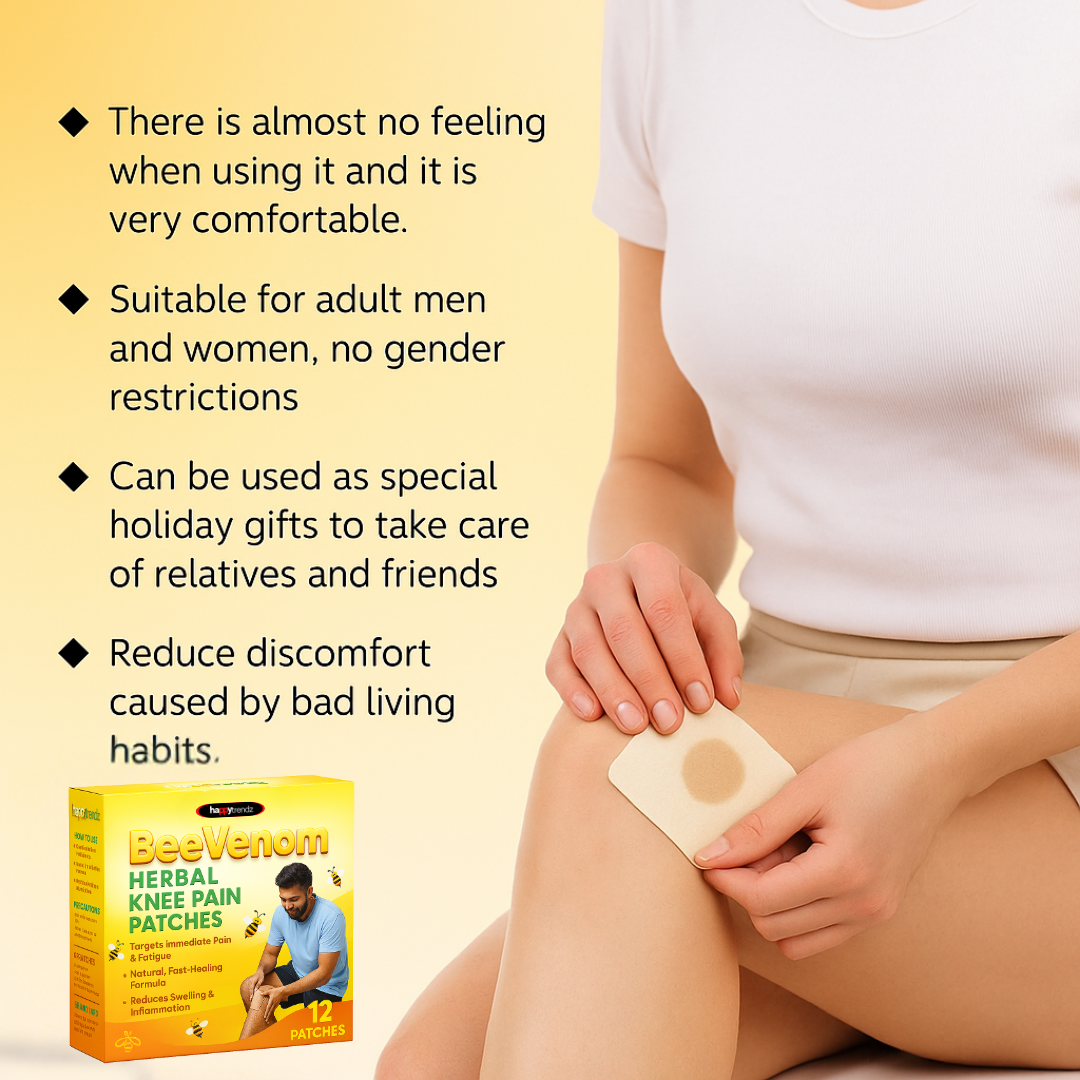 Bee Venom Knee Patches | Detoxify Body | Relief Joint Pain | Loose Extra Fat
