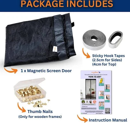 Magnetic Mosquito Screen Curtain