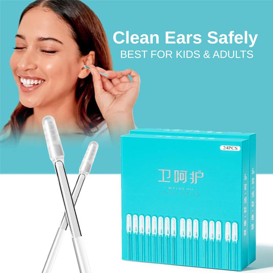 24 Pcs Ear Wax Cleaner Sticks