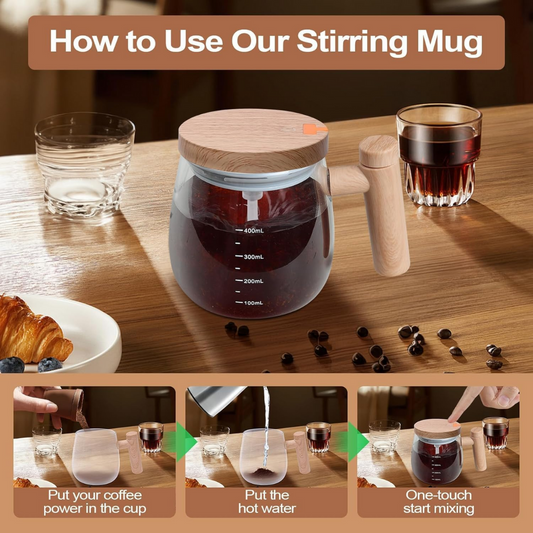 Automatic Coffee Mixing Cup 400ml