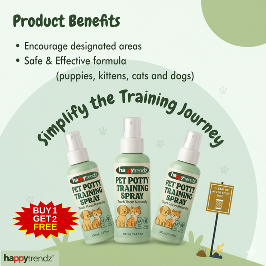 Pet Potty Training Spray | Teach Them Naturally | BUY 1 GET 2 FREE