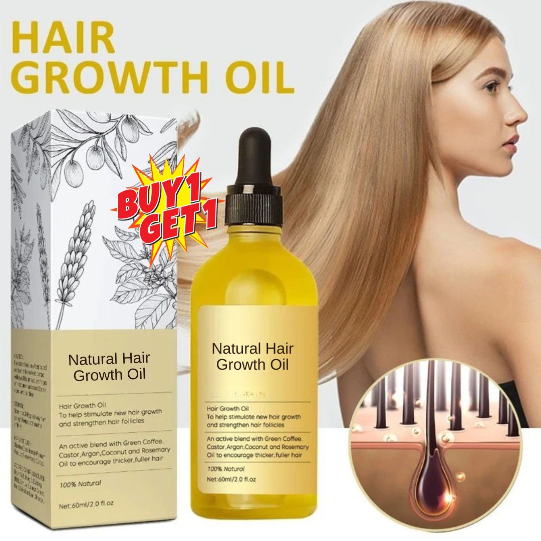 Natural Hair Growth Oil (BUY 1 GET 1 FREE)