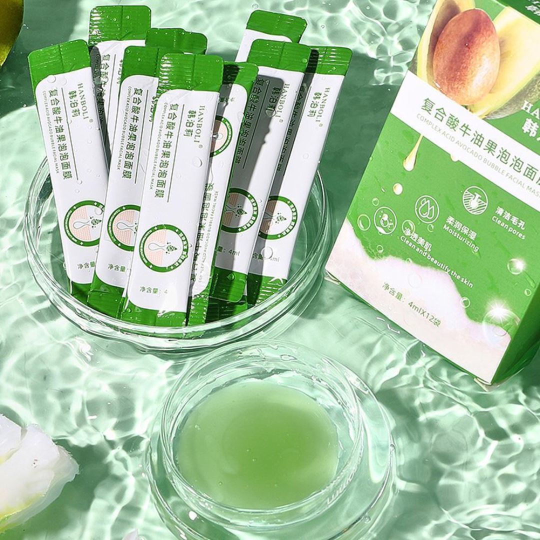 Korean Compound Sour Tea Bubble Mask (Buy 1 Get 2 Free)