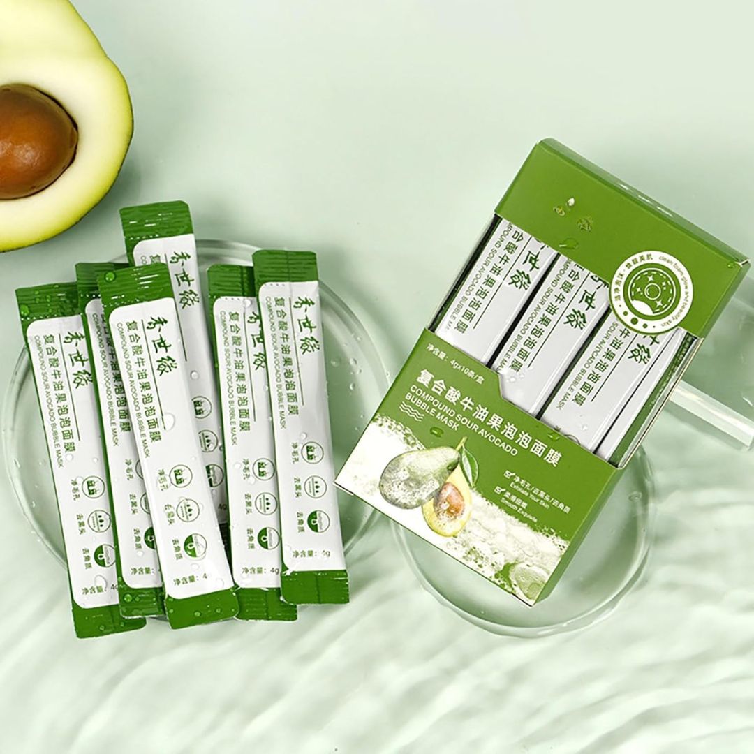 Korean Compound Sour Tea Bubble Mask (Buy 1 Get 2 Free)