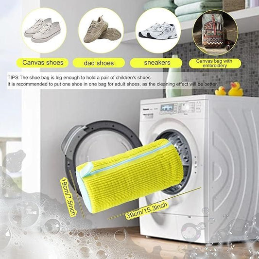 CleanKicks™ Shoe Cleaning Laundry Pouch | Microfiber Cleans All Shoes