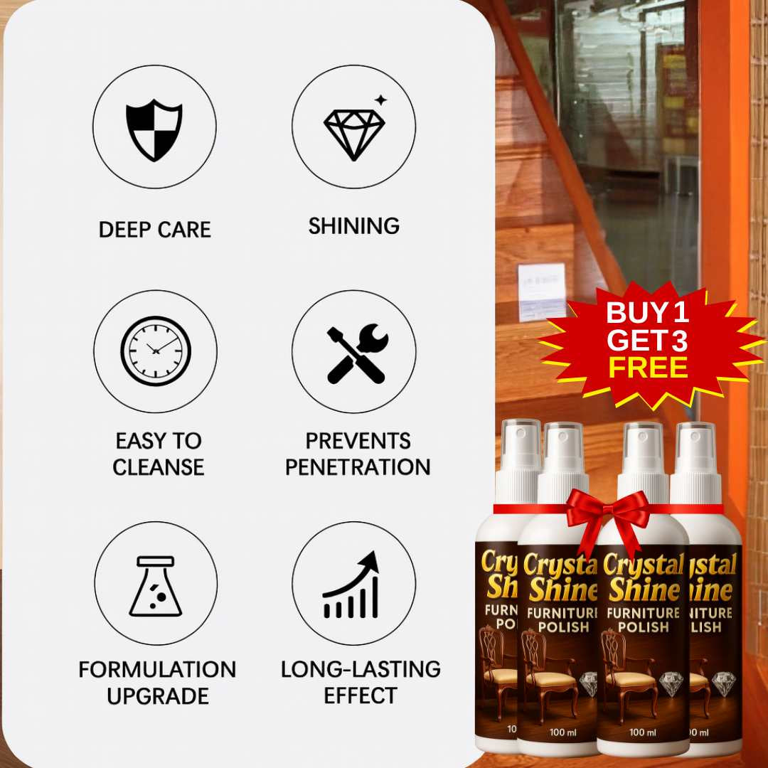 Crystal Shine Furniture Polish | BUY 1 GET 2 FREE!!!