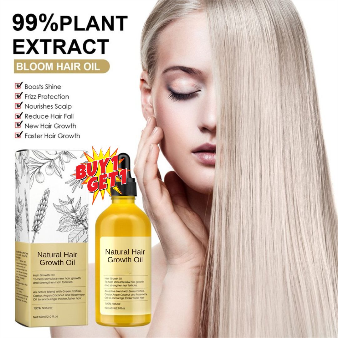 Natural Hair Growth Oil (BUY 1 GET 1 FREE)