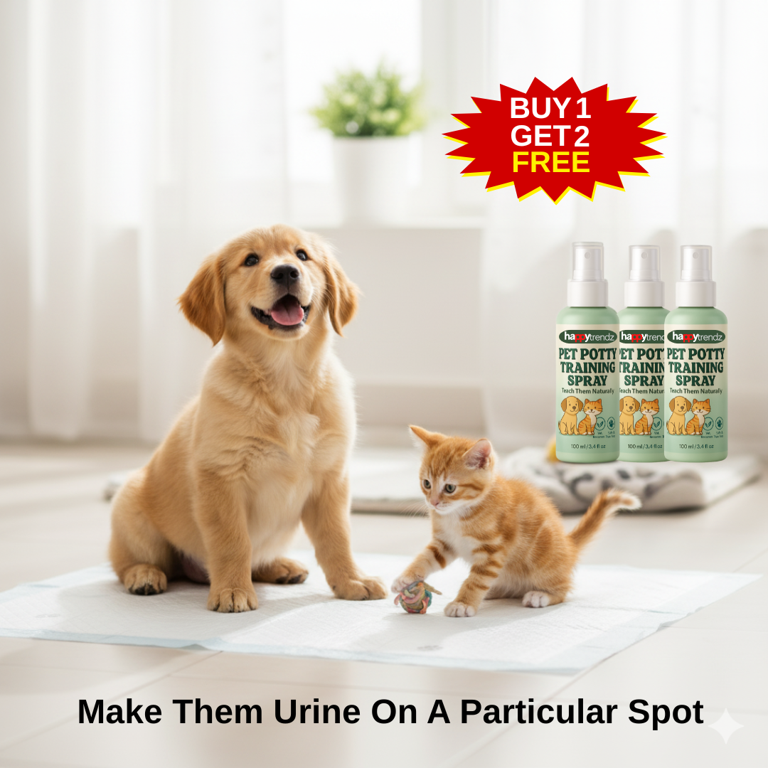 Pet Potty Training Spray | Teach Them Naturally | BUY 1 GET 2 FREE