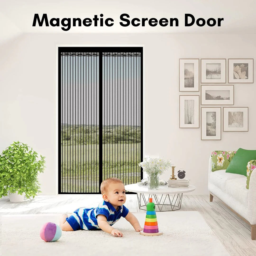 Magnetic Mosquito Screen Curtain